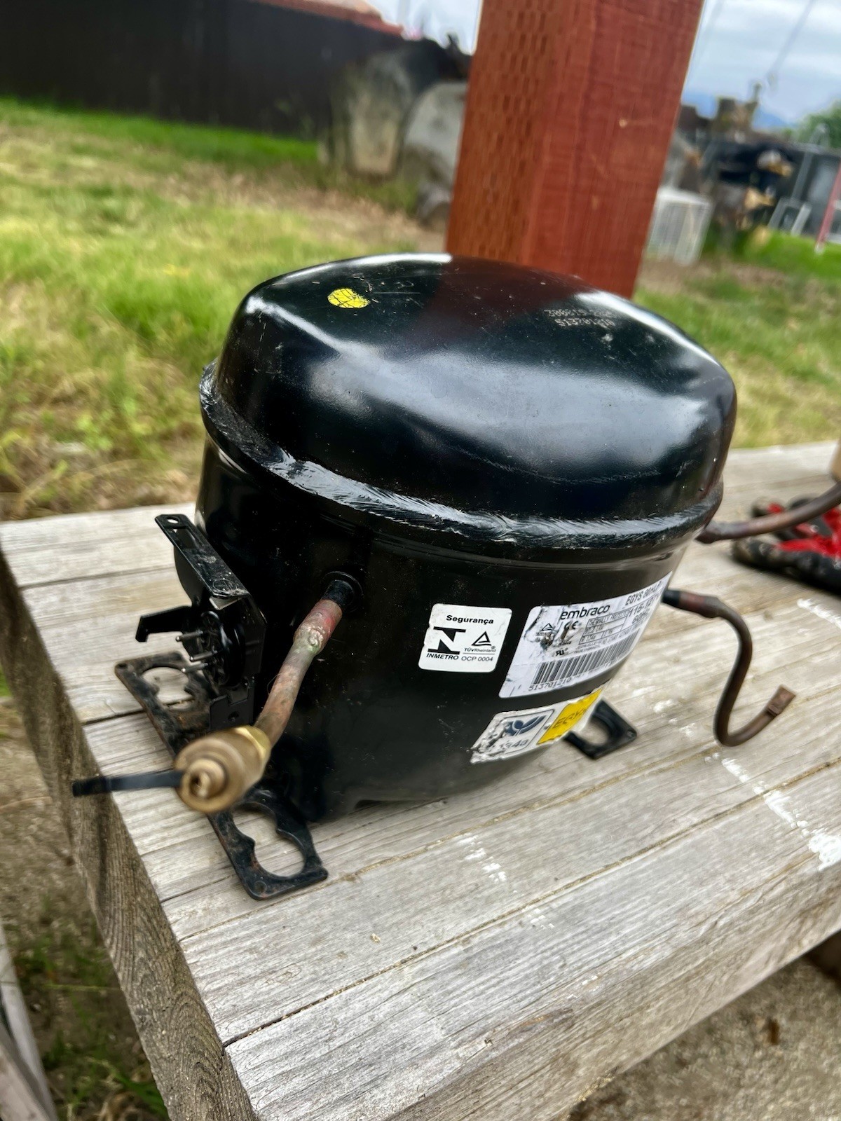 Embraco EGYS 80HLP Refrigerator Compressor 115-127V R134a – Working Pull