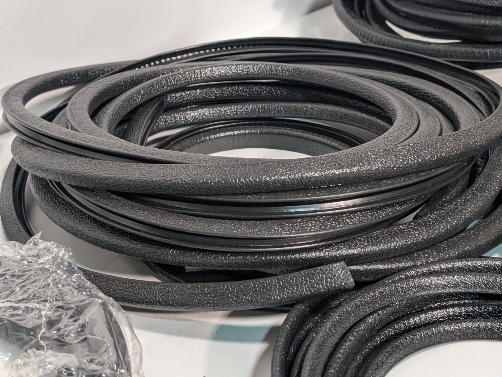 Lot of Assorted Industrial U-Shaped Keel Strip Black Sealing Seal Banding Trim