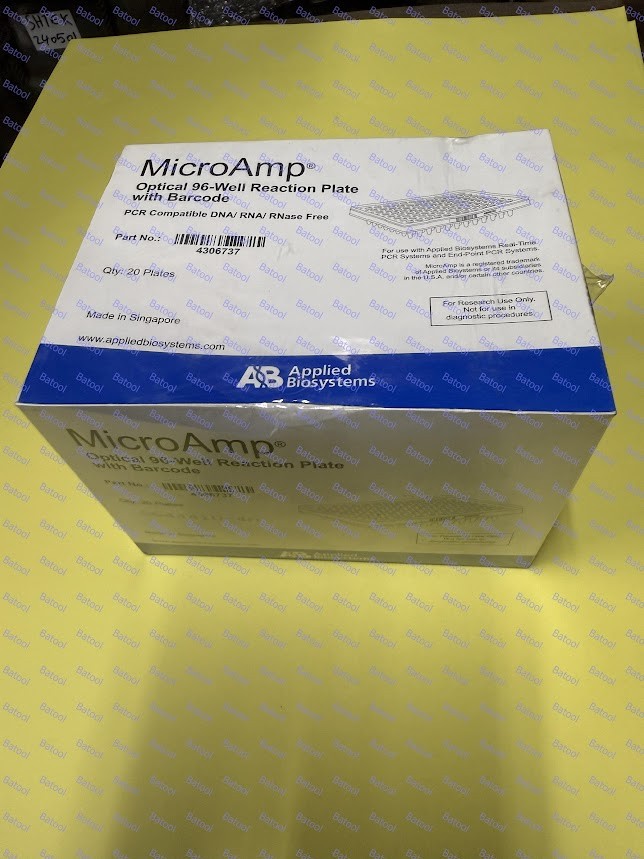 Applied Biosystems 4306737 MicroAmp Optical 96-Well Reaction Plates 20pk