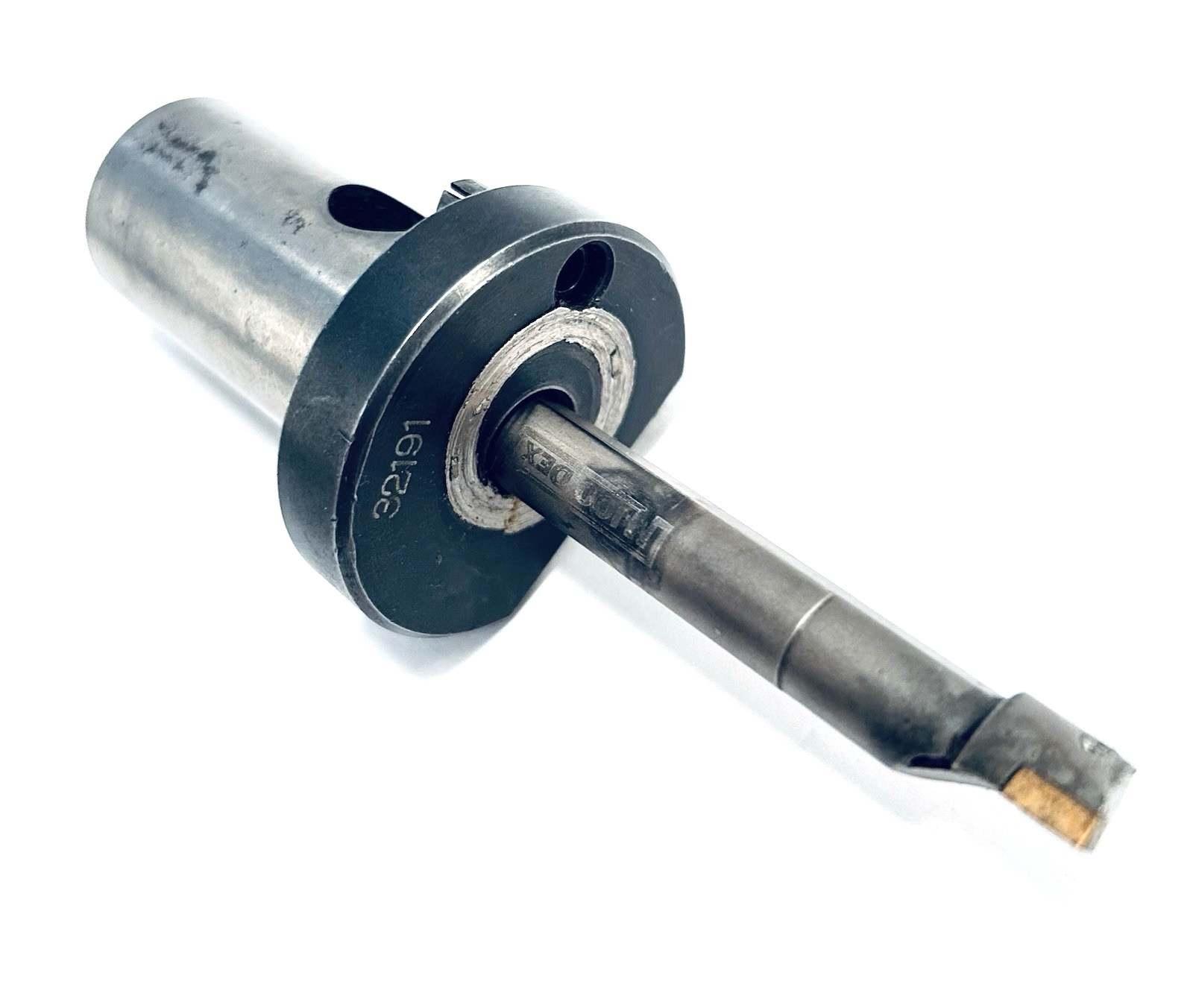 BORING TOOL HOLDER ADAPTER 1”Shank 3/8”Bore with 1/2” Coolant Thru Bar VERY GOOD
