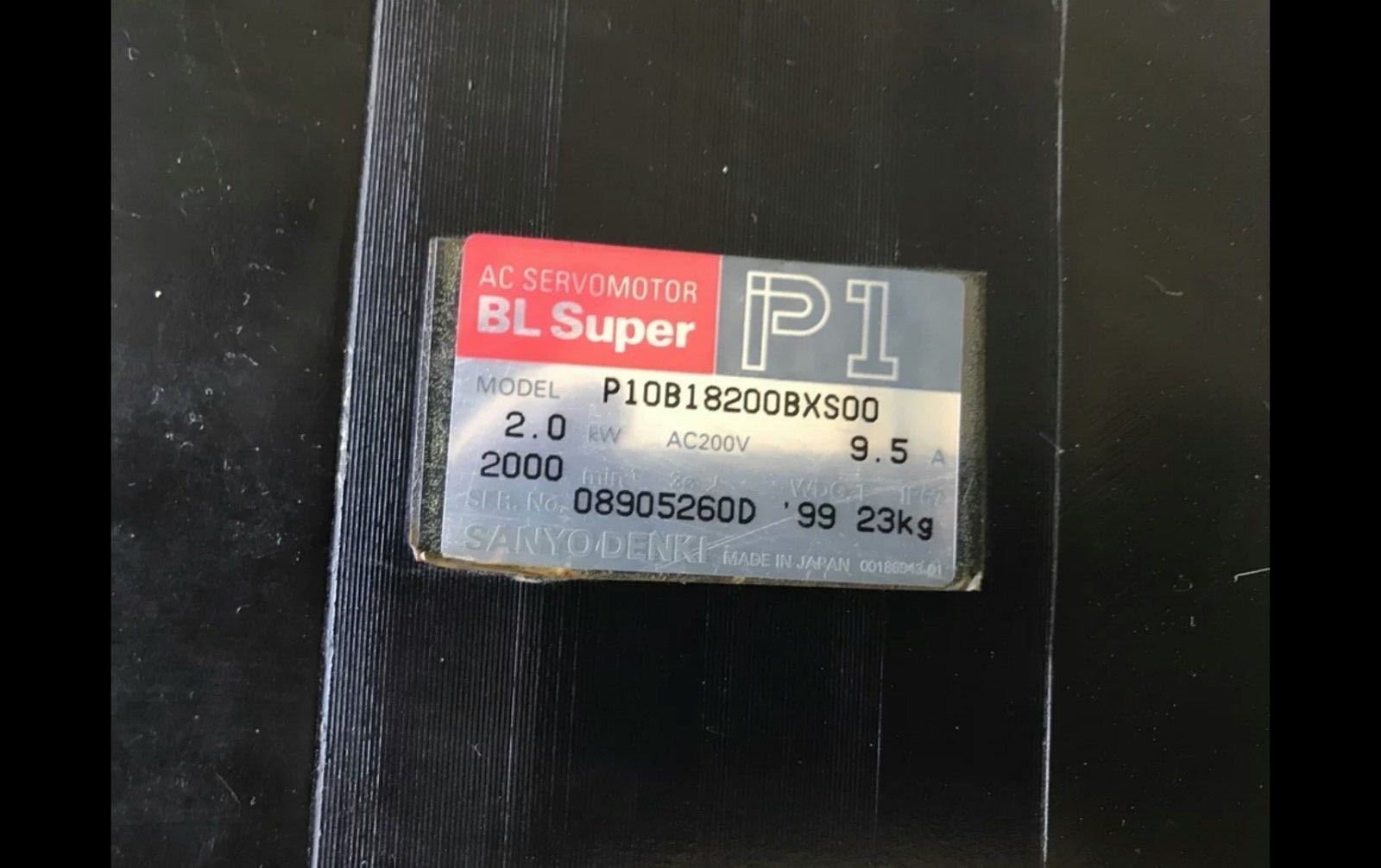 SANYO DENKI Motor P10B18200BXS00