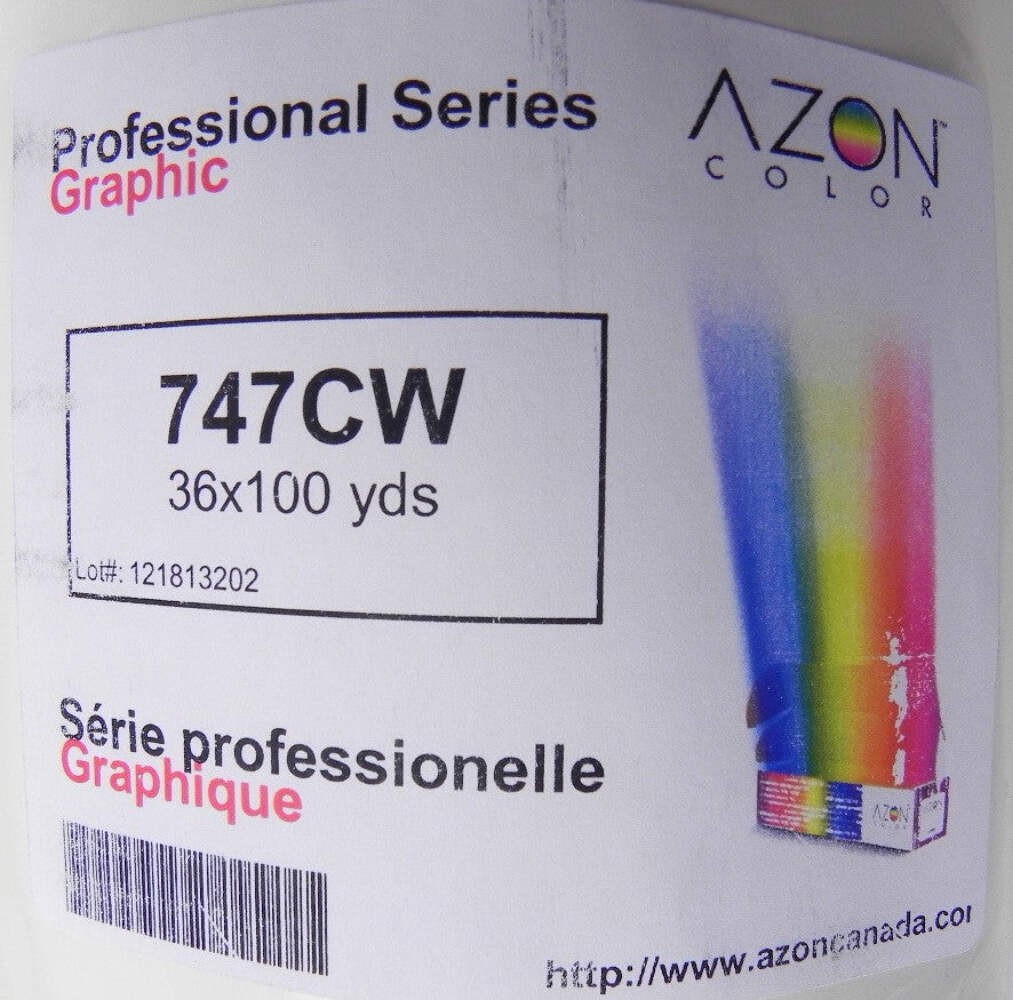 Azon Color Graphic Paper 747CW 36″ X 100 yds