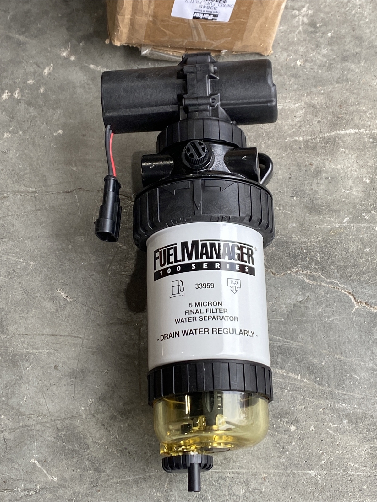 Parker 33945 Diesel Fuel Filter/Water Separate FM-33881 New
