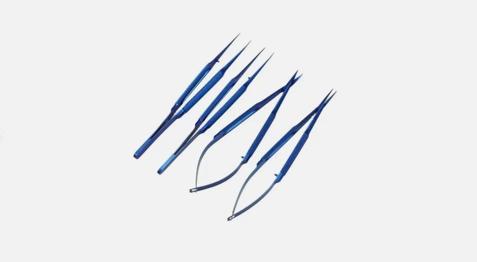 Titanium Micro Surgery instruments 5.5 inches 4 four items