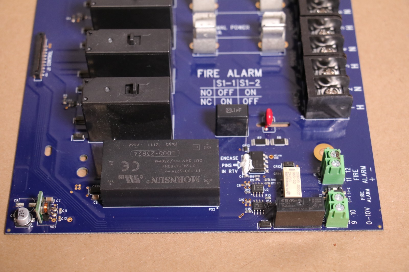 Fire Alarm S1-1 S1-2 Control Board Altronix? Simplex? 7180B4650A 7180B5650