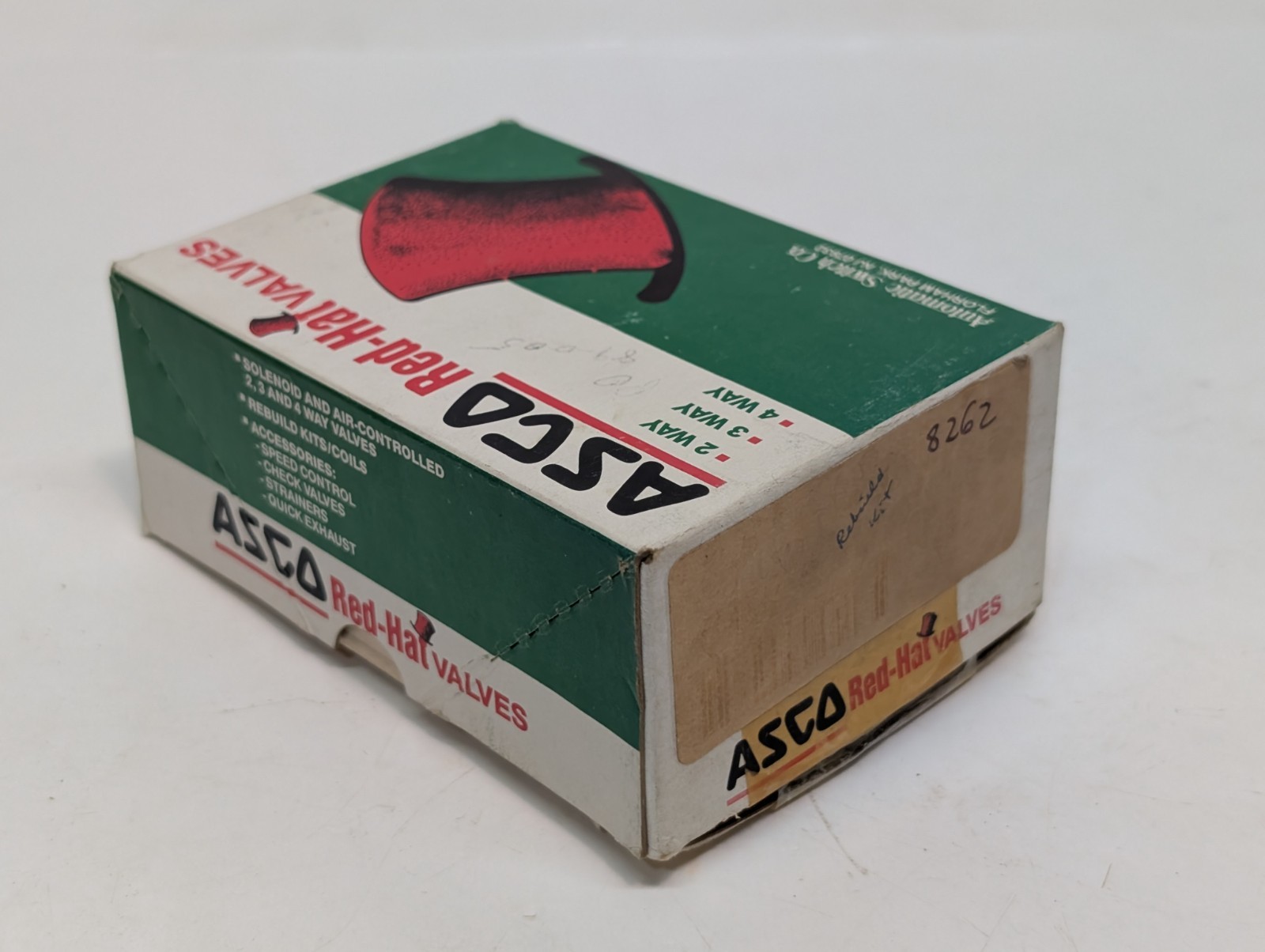 6 Assorted Asco Red Hat Valve Rebuild Kits: 8262/63;072282;302925;082983;302001