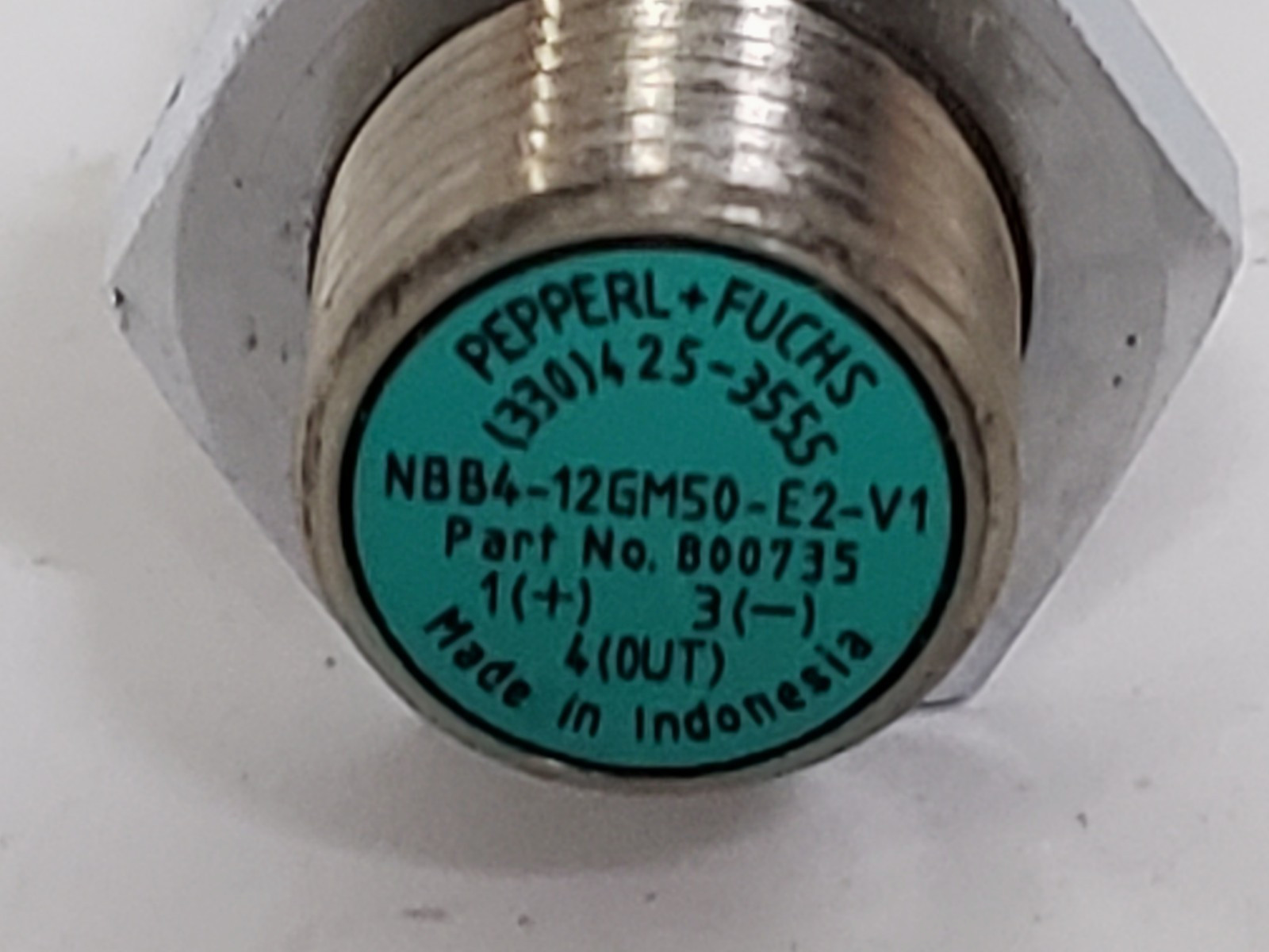 PEPPERL & FUCHS NBB4-12GM50-E2-V1 INDUCTIVE PROXIMITY SENSOR 30V DC