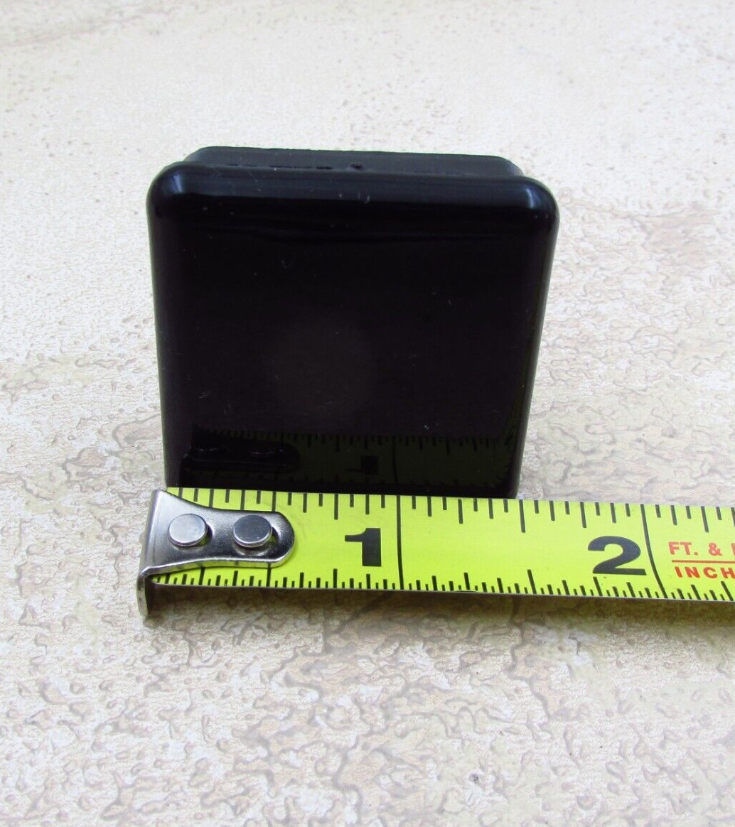 QTY 4 Black 1-1/2″ Inch OD, 1-3/8 ID, Square Tube End Cap Plastic Insert Plugs