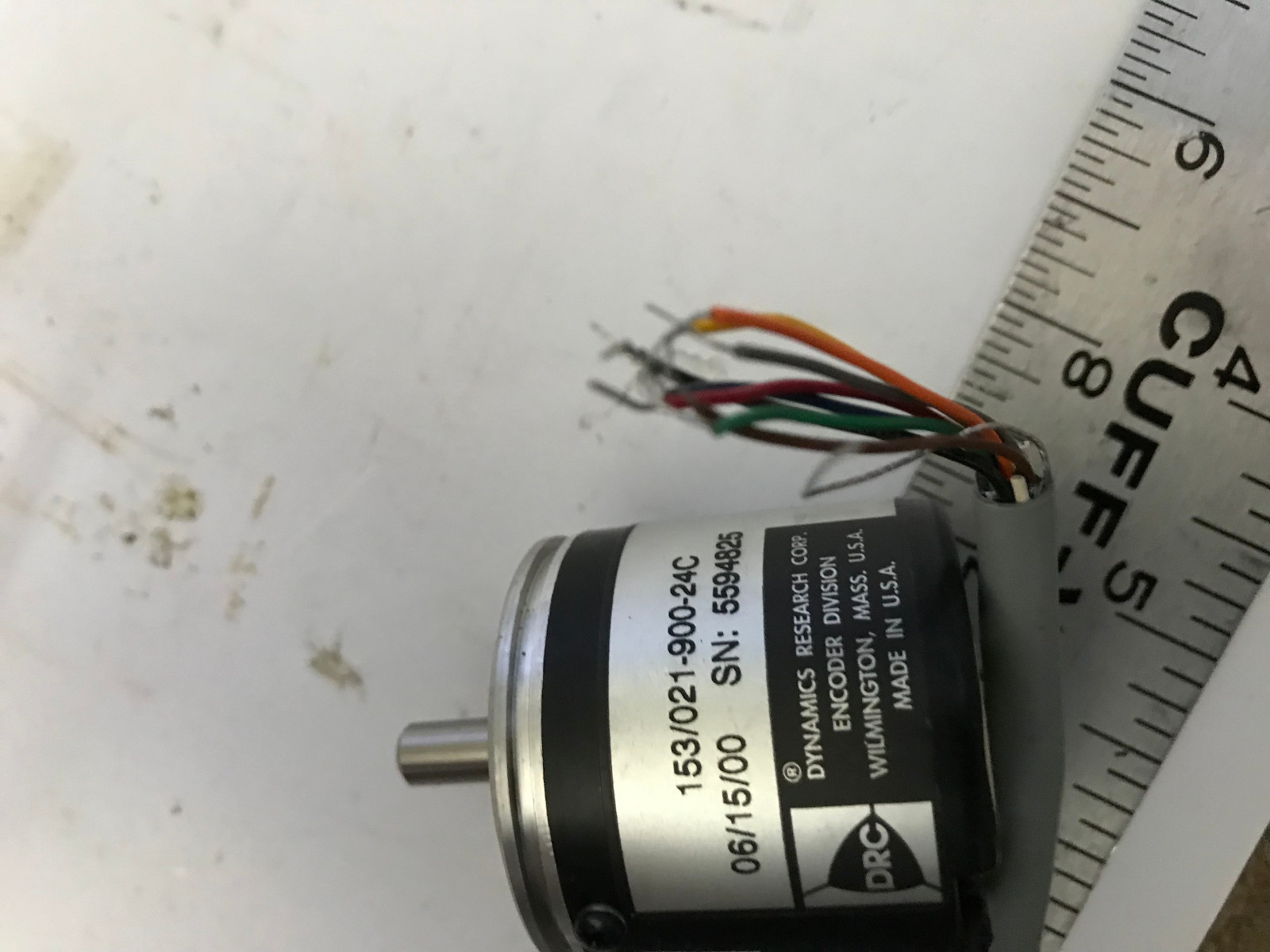 NEW DRC DYNAMICS 153/021-900-24C ROTARY ENCODER RESEARCH,EM