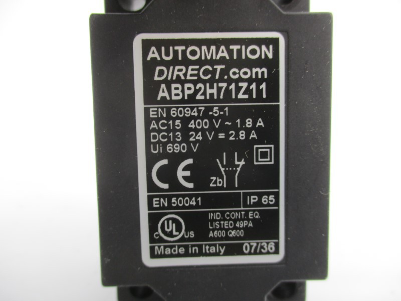 AUTOMATION DIRECT ABP2H71Z11 400VAC 1.8A NSMP