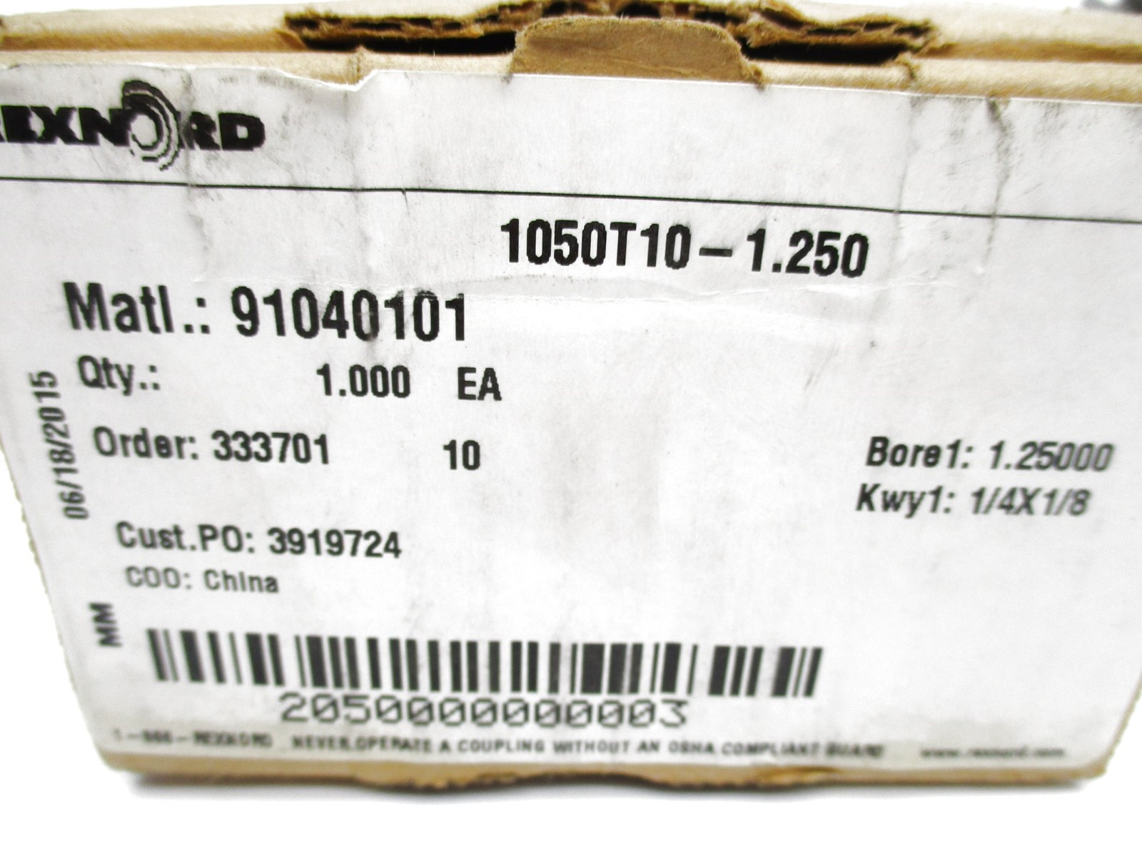 FALK 91040101 1050T10-1.250 NSMP