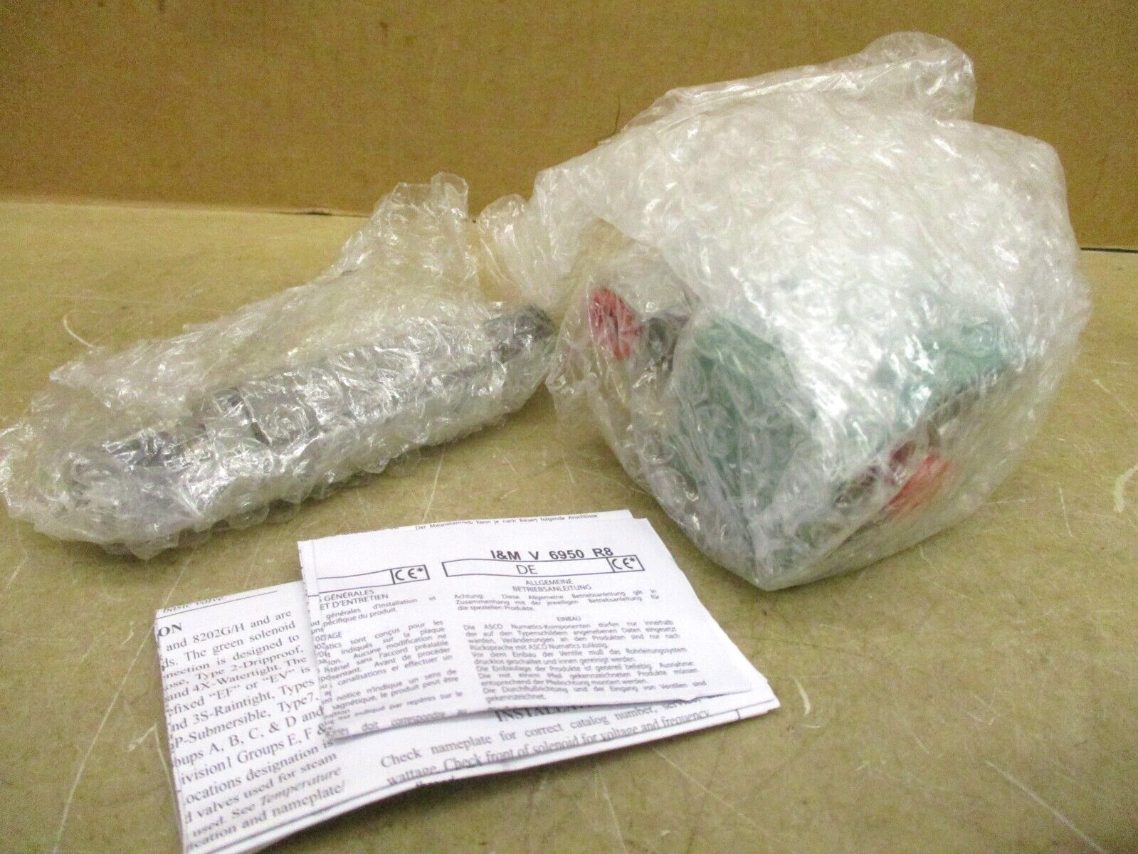 ASCO Red-Hat Valve 8262H182E 24 DC 290 PSI 1/4 Pipe 11.6 Watts 48755LIN