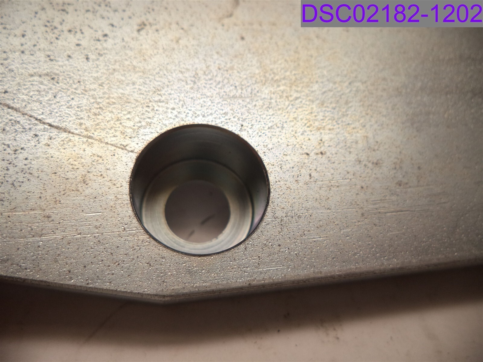 AW 54427. 13-3/8″ L x 2″ tapering to 1-3/8″. 1/2″ thick. 5/8″ front bore