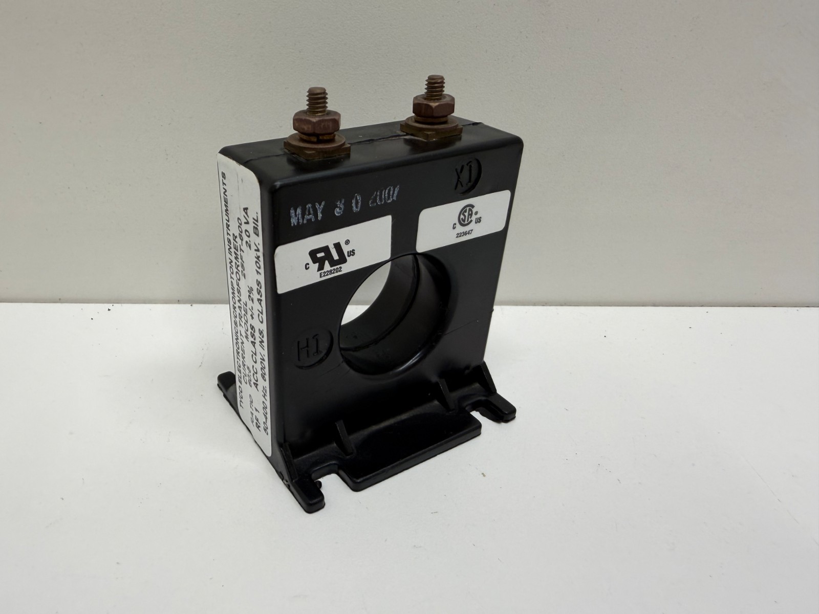 GOOD USED! TYCO ELECTRONICS RATIO 60:5 CURRENT TRANSFORMER 2SFT-600