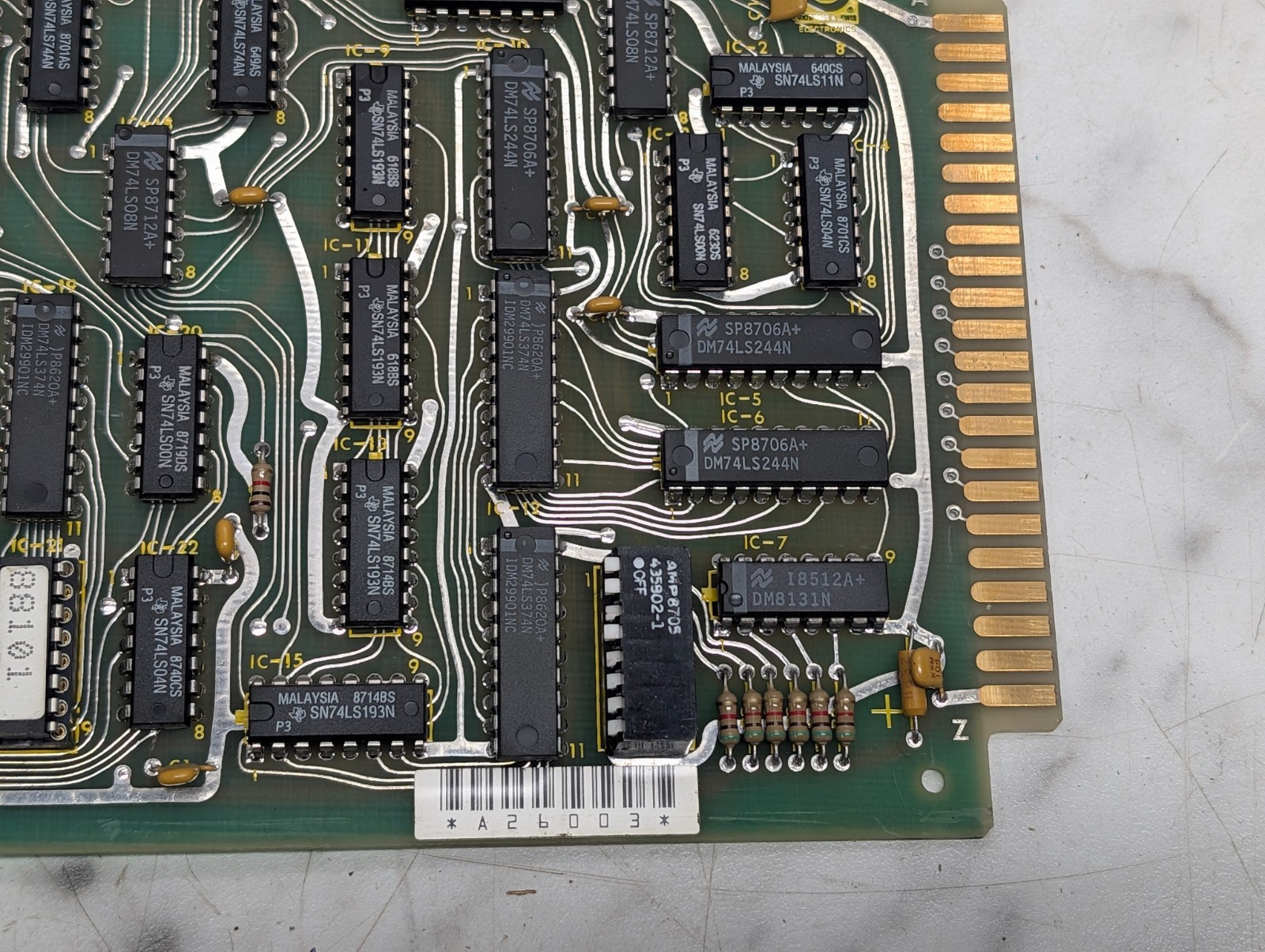 GIDDINGS AND LEWIS ENCODER BOARD 501-03410-01 502-02947-01 *A26003