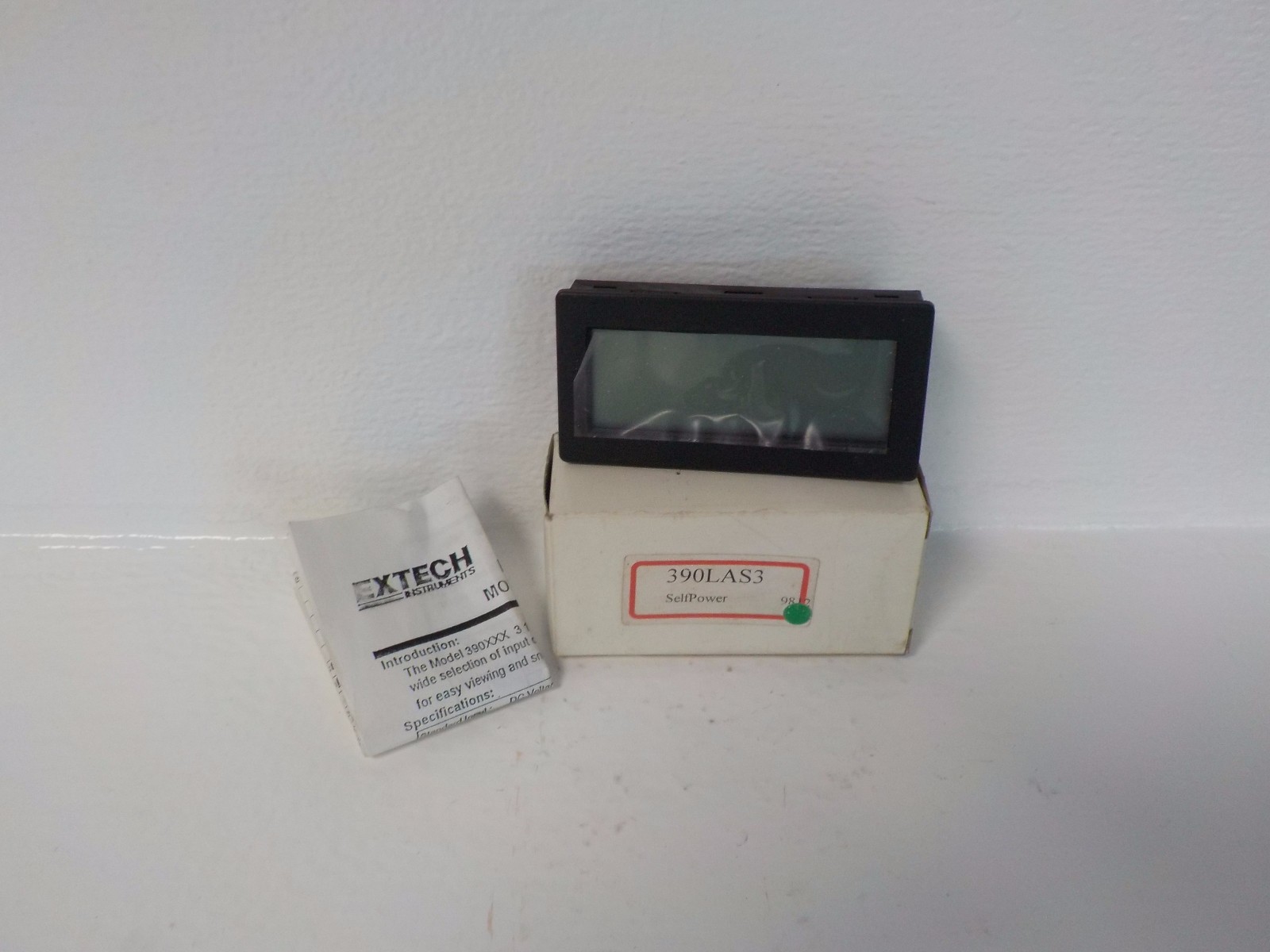 EXTECH INSTRUMENTS 390LAS3 NEW 1/8 DIN BIG DIGIT LCD PANEL METER 390LAS3