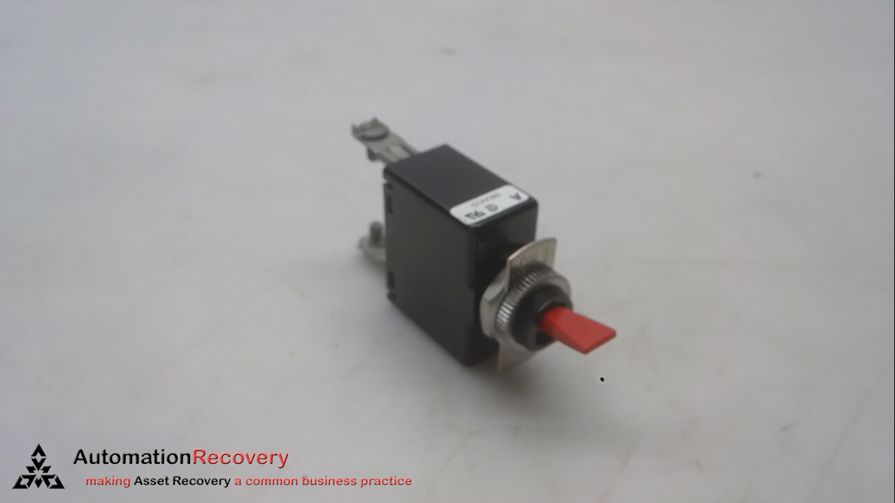 SANKEN-AIRPAX T11-1-5.00A-02-11ALS,CIRCUIT SWITCH, 250V, 5A, 1 POLE, NEW #264137