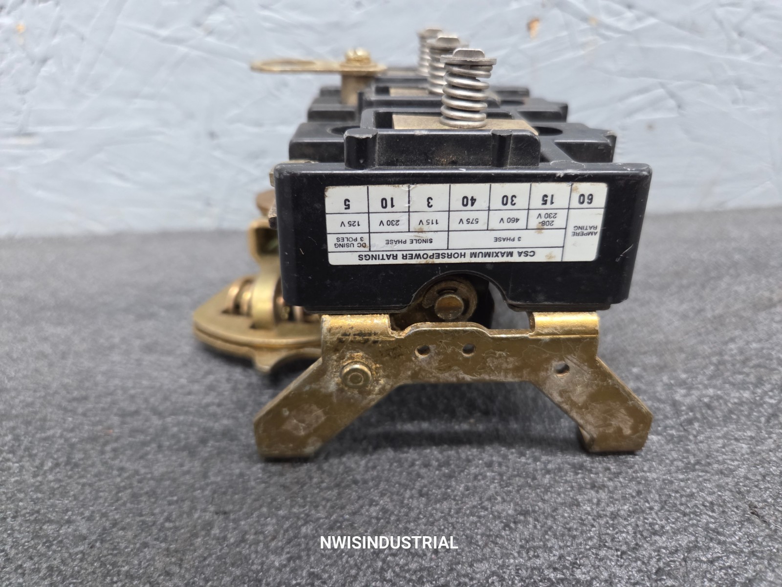ALLEN BRADLEY 1494R-N60 SER. A 60A, NO HANDLE