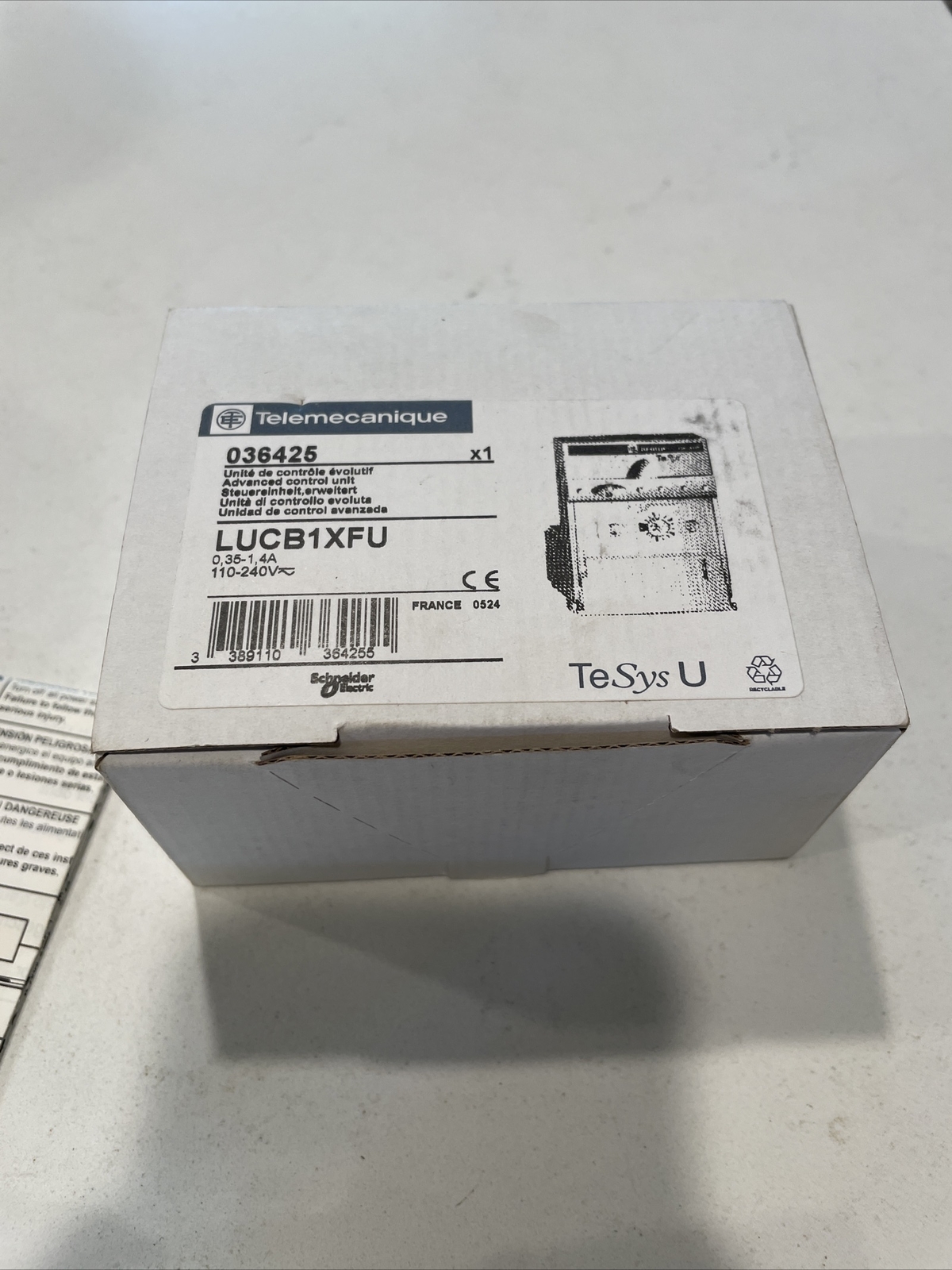 New Telemecanique LUCB1XFU Starter Motor Advanced Control Unit Schneider