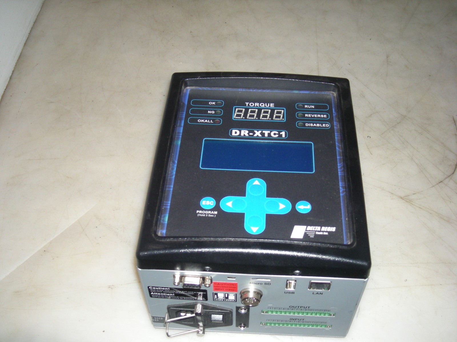 Delta Regis DR-XTC1 Transducer Controller Model Input Voltage AC 115/230V