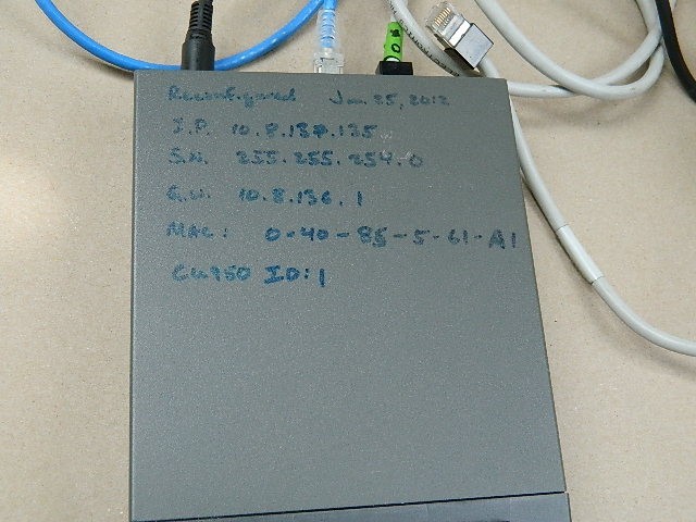 GE AKTA FPLC System CU-950 System Control Unit with Cables LOT # 3