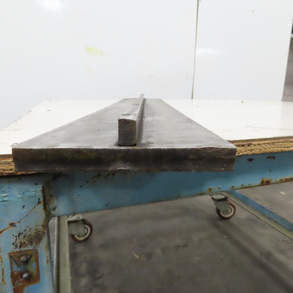 36″ x 6″ Wide 3/4″ Thick Steel Plate Fixture 1/2″ x 3/4″ Tall Center Tang