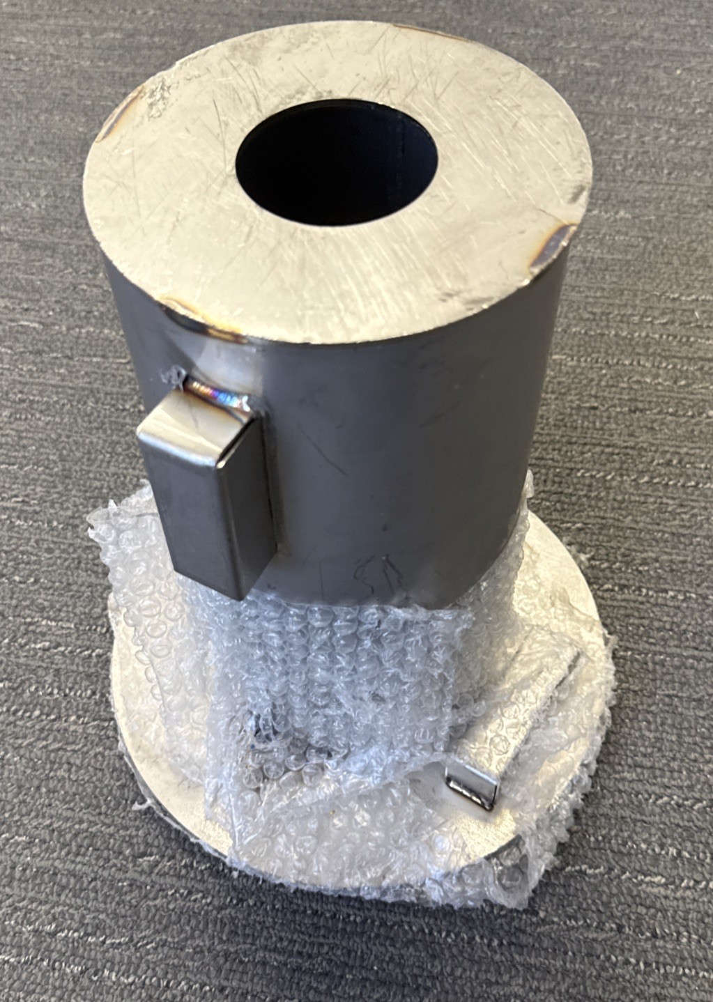 Calpipe ESR050 Bollard Embedment Sleeve, Stainless Steel, 6 in O.D., 5 in I.D.