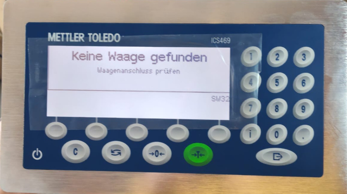 METTLER TOLEDO ICS469 WEIGHING TERMINAL TYPE: ICS249d-CARGO ICS4x9-1