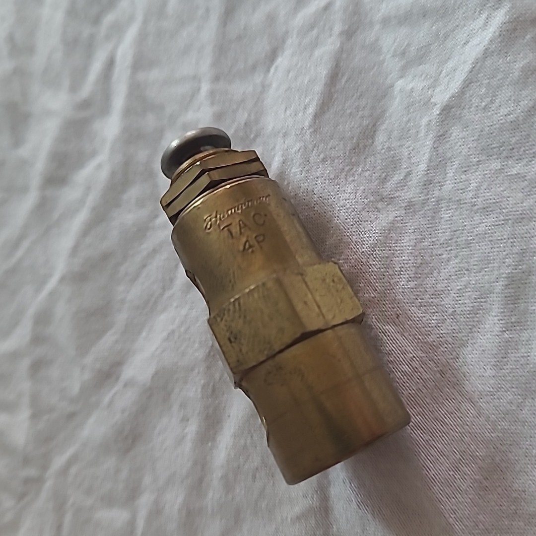 Humphrey 4P 4-Way Tac Miniature Push Button Air Valve -new-