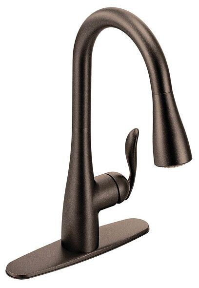 Moen 7594ORB Kitchen Faucet 1.5 GPM Pull-Down Oil Rubbed Bronze