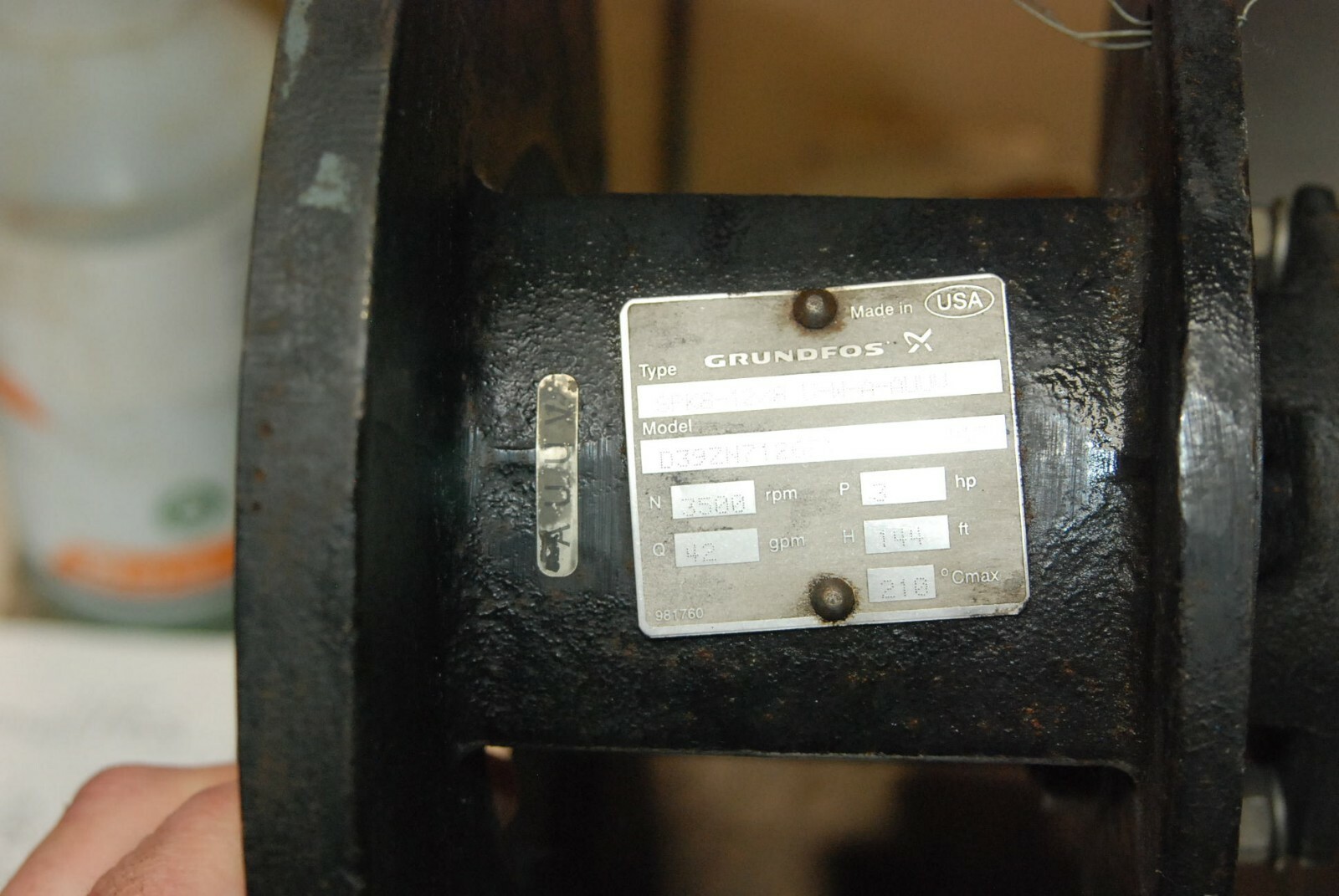 Grundfos SPK8-12/8-U-W-A-A-AUUU, Pump, 42GPM, 144′ Head, New no Box