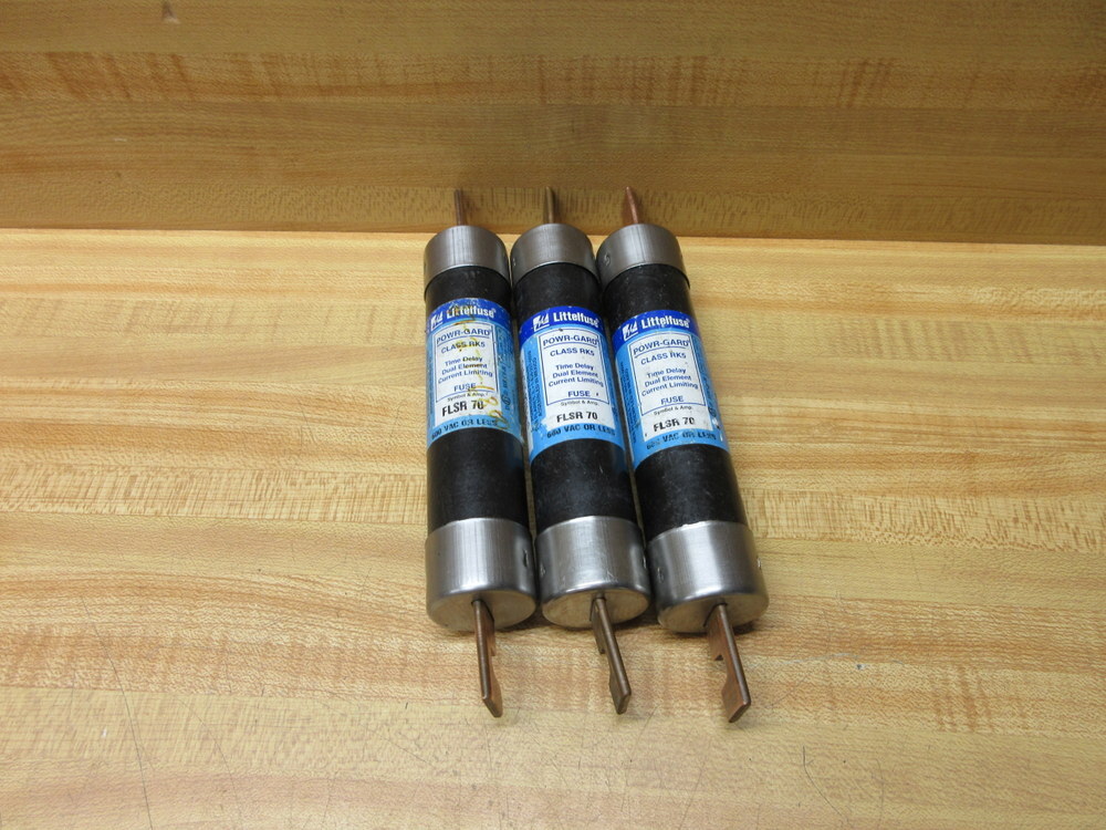 Littelfuse FLSR-70 Fuse Cross Ref 6A835 (Pack of 3)