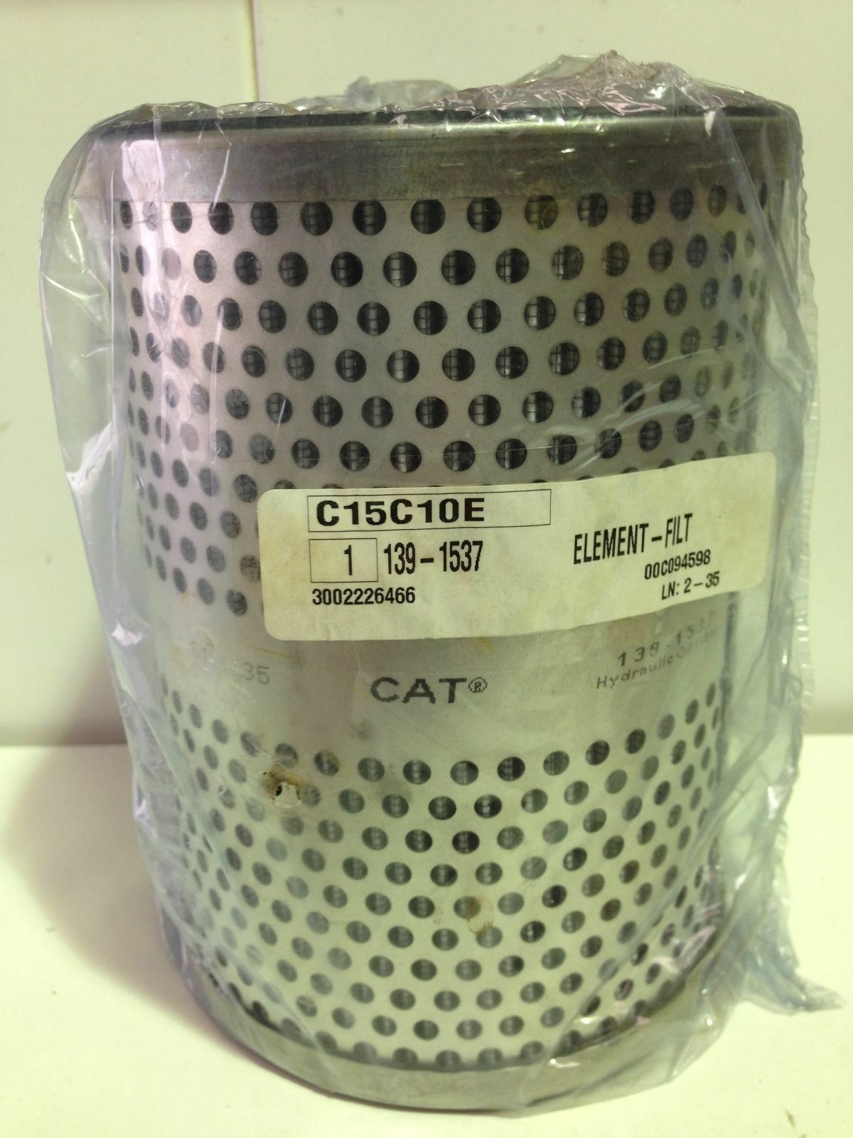 CAT Caterpillar 139-1537 Hydraulic Oil Filter Ultra High Efficiency CAT C15C10E