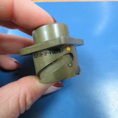 ITT (VEAM) CIR02R18-3P-F80T83-38 Qty of 1 per Lot Conn Circular M 2 POS Crimp S