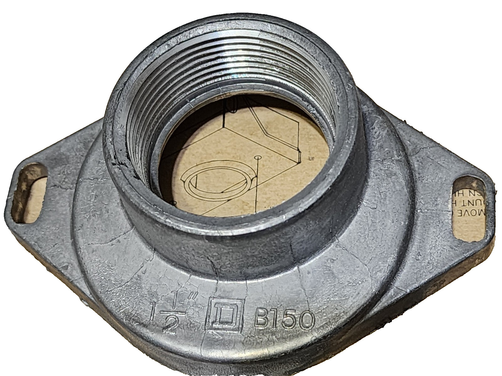 OEM Square D B-150, B150 Interchangeable Raintight Hub 1-1/2”