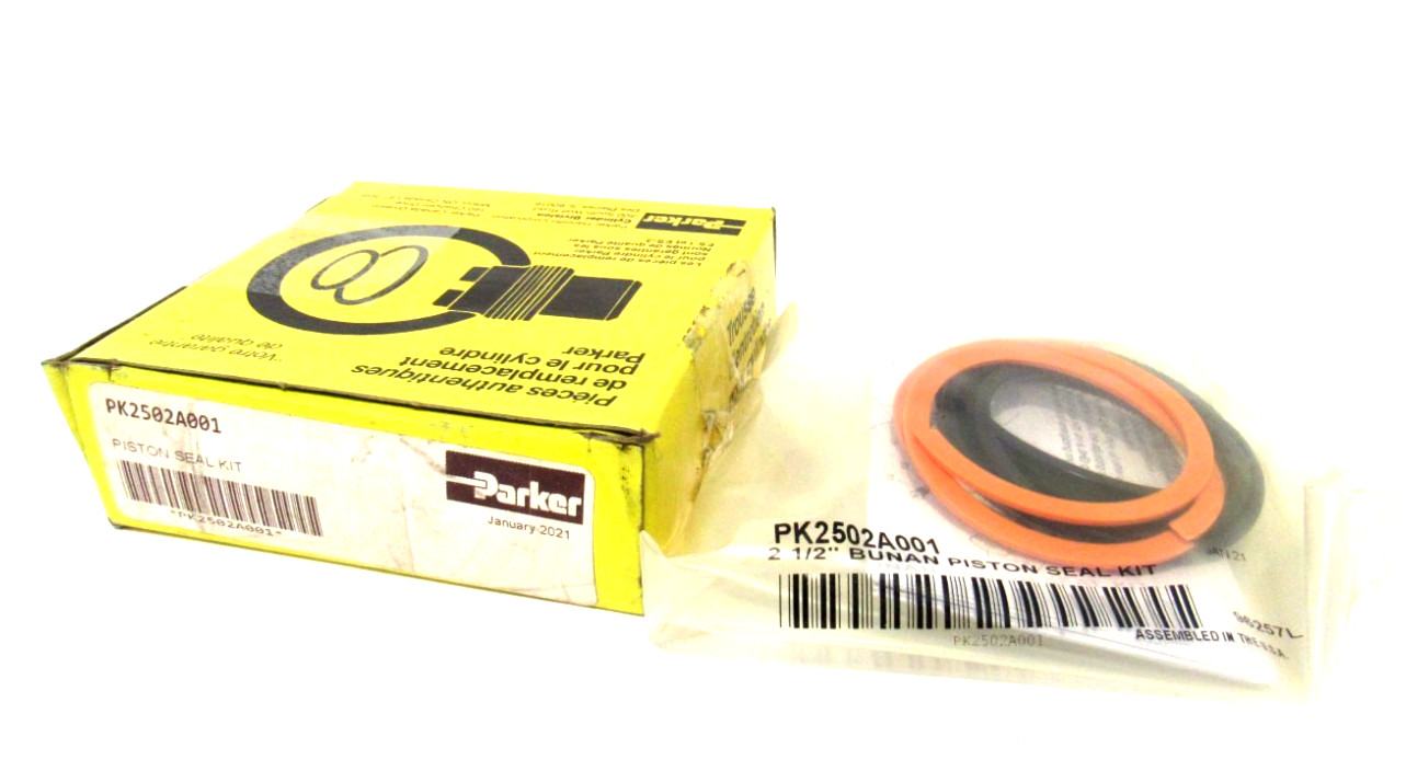 NEW PARKER PK2502A001 PISTON SEAL KIT 2-1/2″