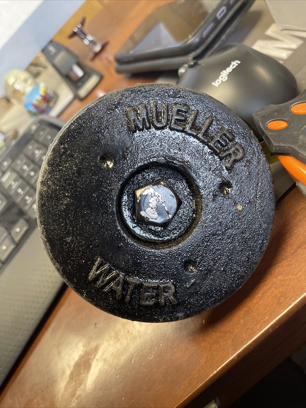 NEW Mueller Company 2-1/2″ ID, 3-3/4″ OD, Inside Buffalo Curb Box Repair Lid