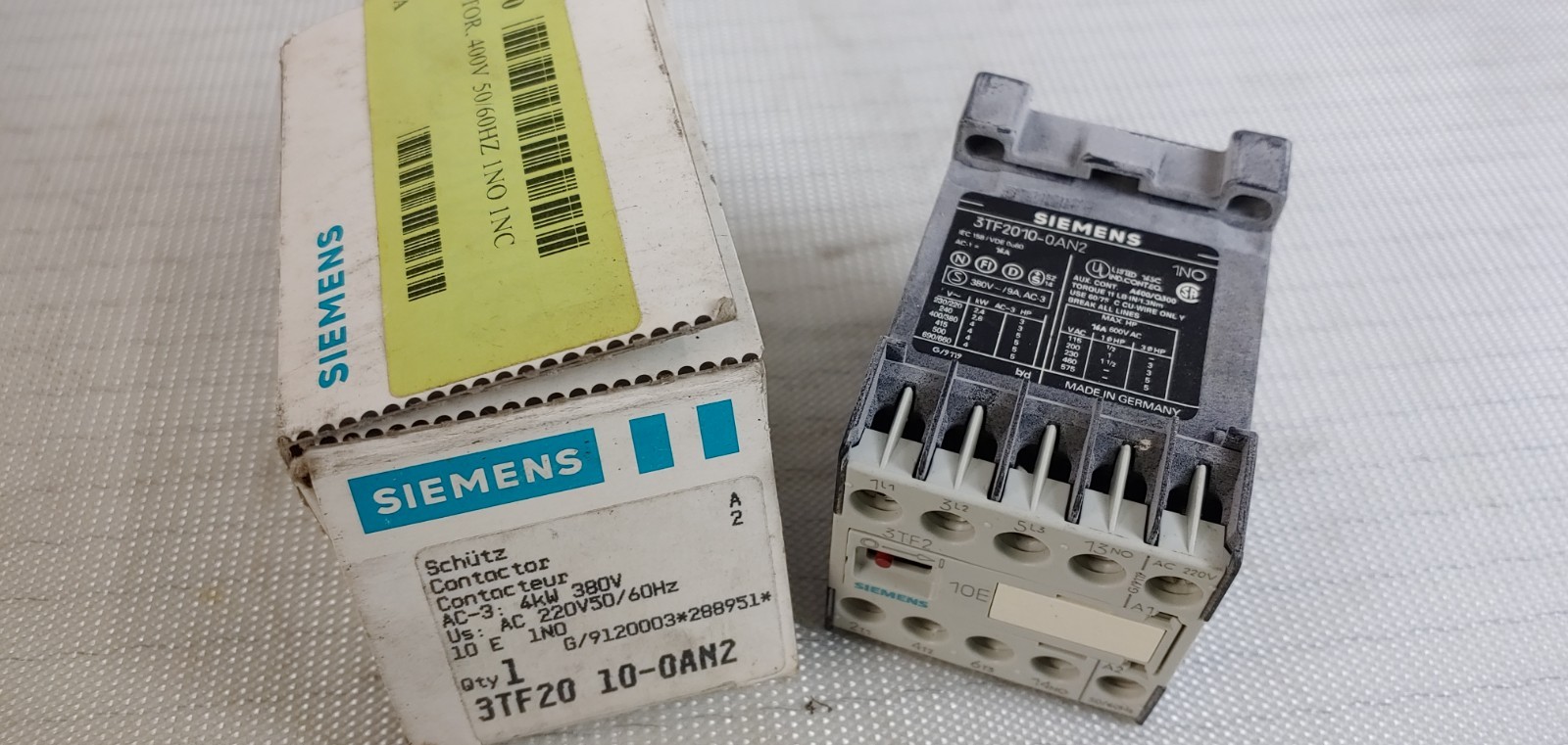 Siemens 3TF20 10-0AN2 Contractor