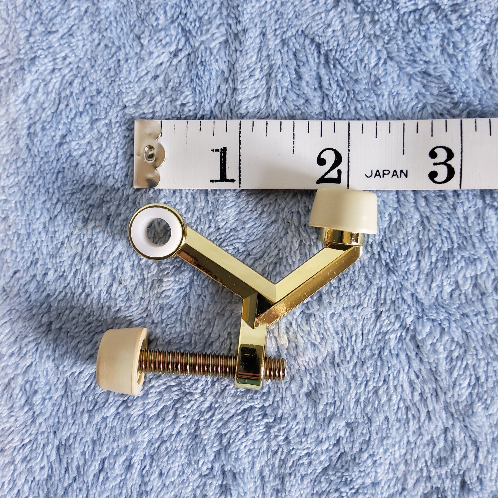 NEW Hickory Hardware Brass Finish Hinge Pin Door Stop PBH3013-PB Wall Bumper