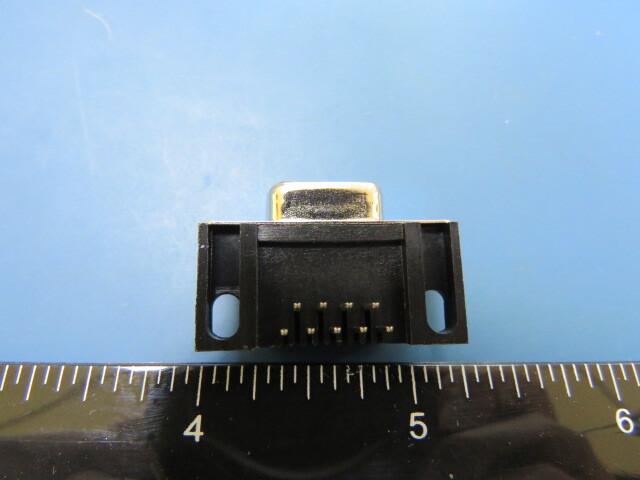 AMPHENOL L77SDE09S1A4R Qty of 10 per Lot 9 Position D-Sub Receptacle, Female