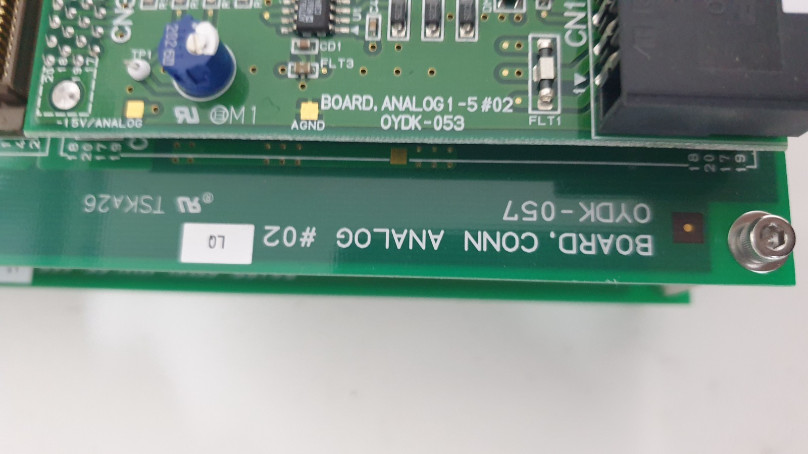 TEL Tokyo Electron Analog Connection Board Assembly ANALOG #02 / #03