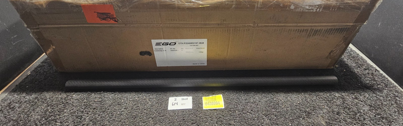 EGO Power+ 3552752002 Lower Carbon Fiber Connecting Tube for ST1520S 15″ String