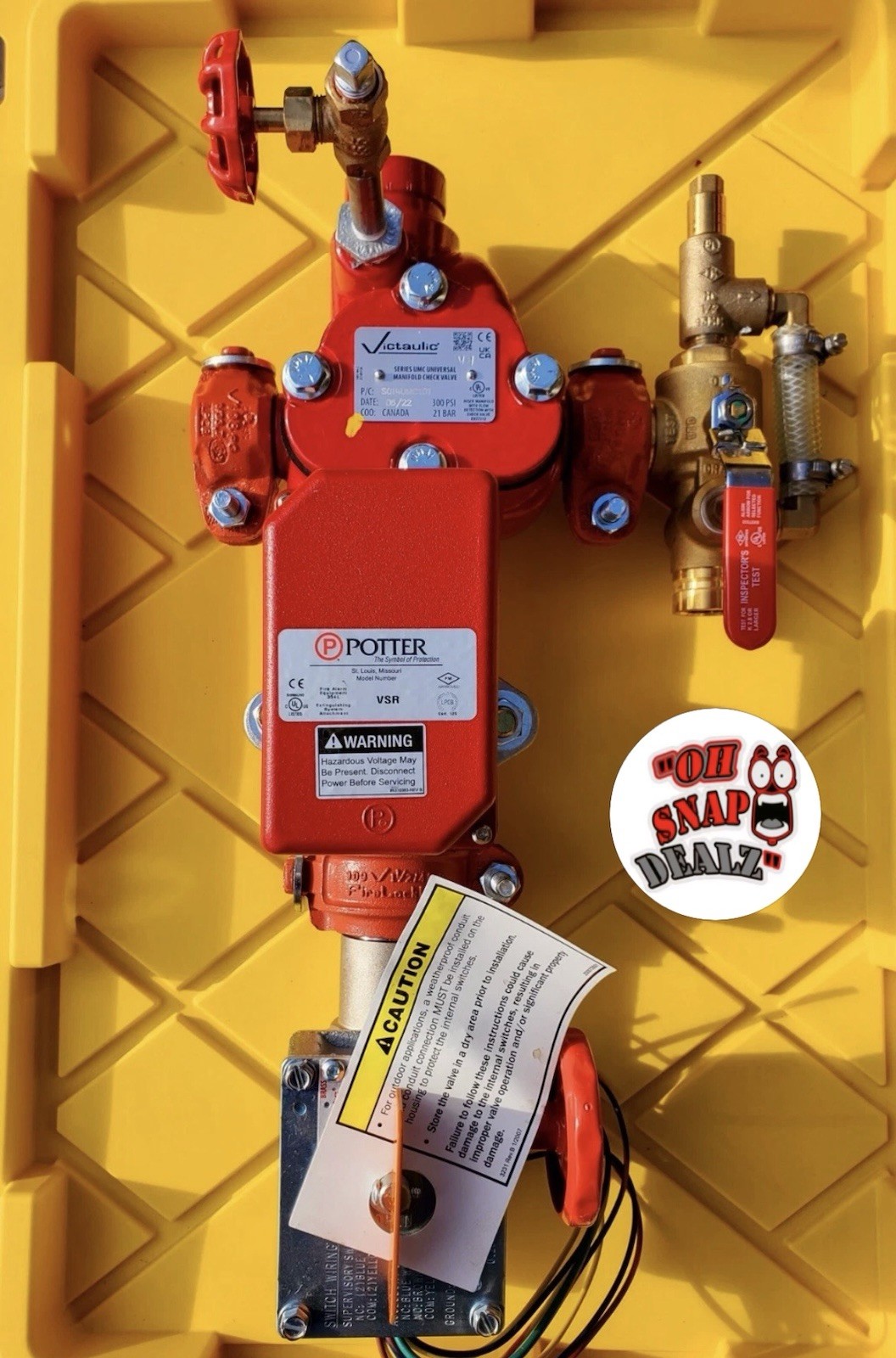 [New]- VICTAULIC UMC FIRE SPRINKLER SYSTEM CONTROLLER SIZE-1 1/2 48-3MM