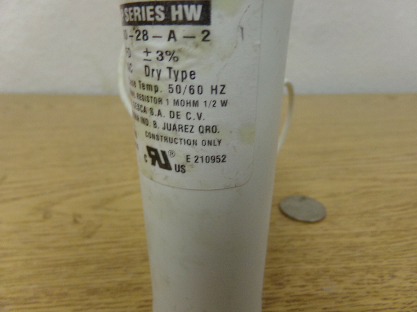 Gescap Series HW 16 MFD 280 VAC E210952 Capacitor *FREE SHIPPING*