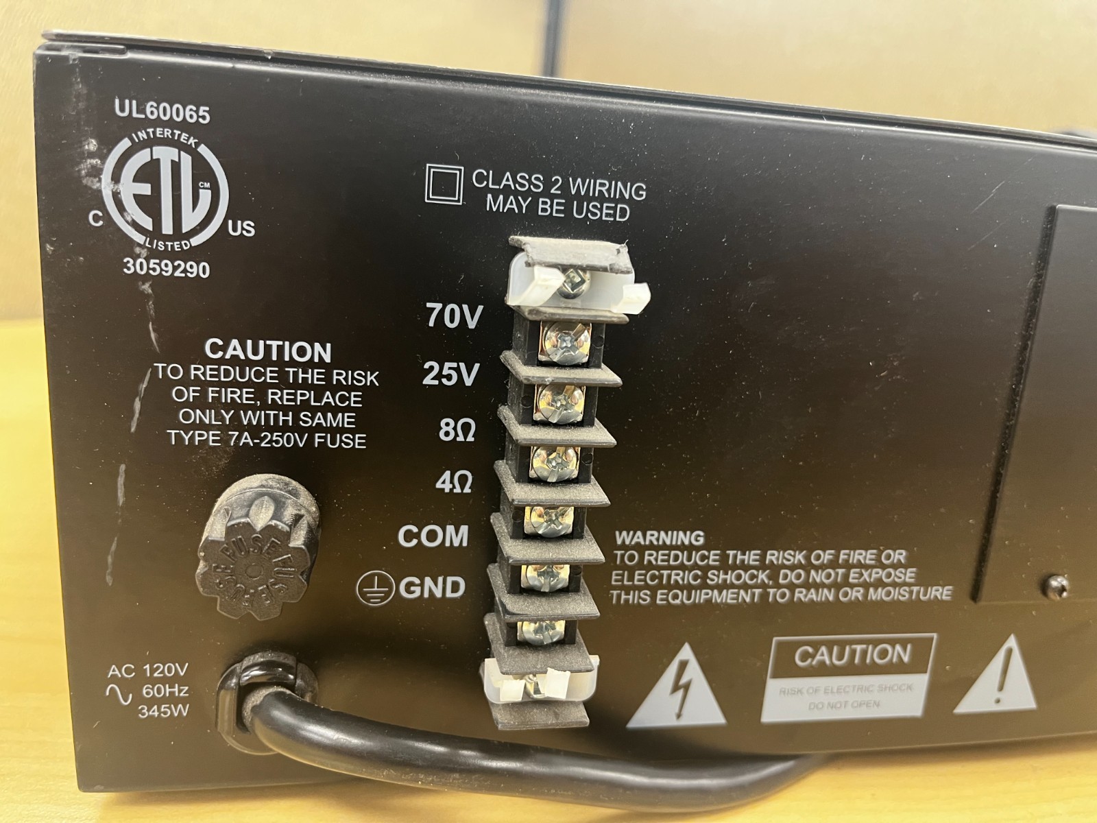 Telecor SI-250 Power Amplifier, 250W RMS, High Efficiency, used