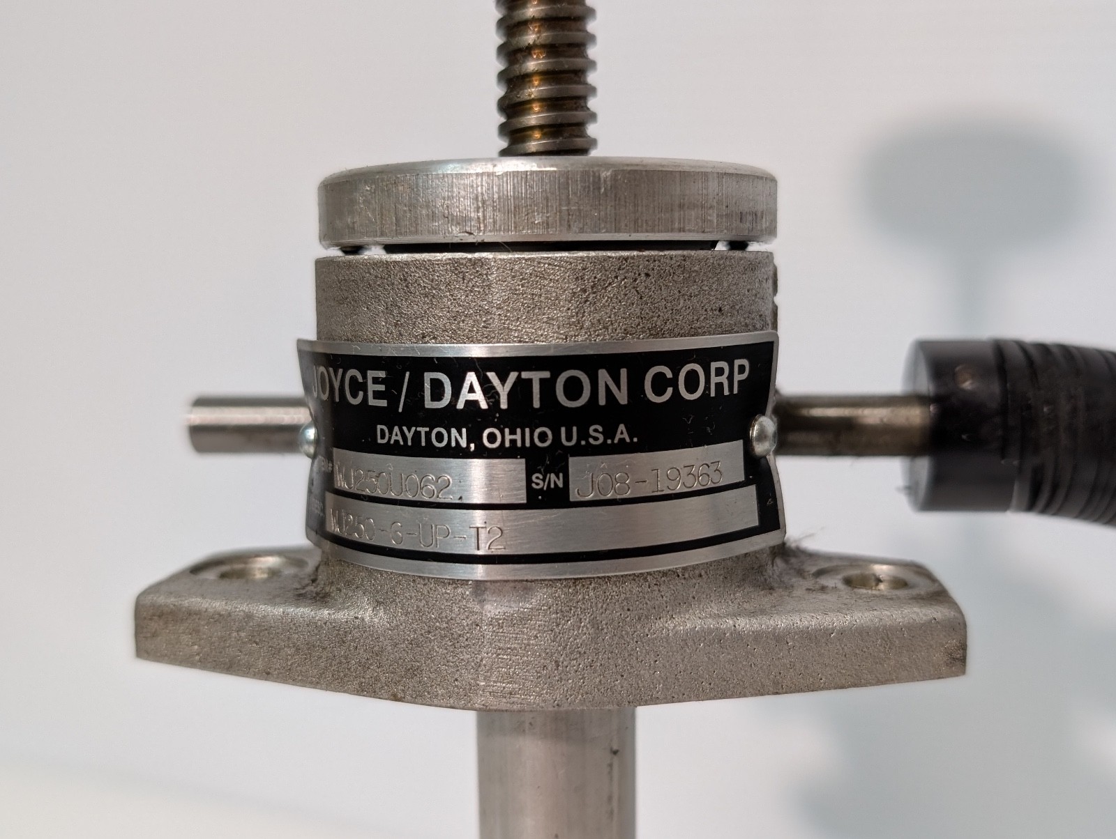 Joyce Dayton WJ250U062 250lbs Miniature 5:1 Wormgear Machine Screw Jack, Single