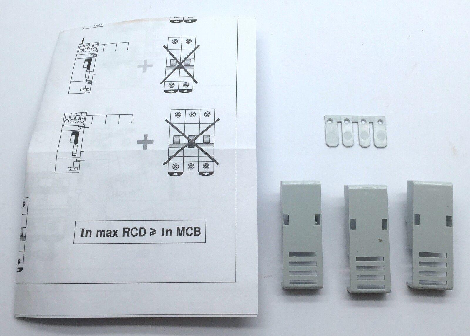 NHP 677237 DIN-SAFE Clip On 3PN 32A 30mA AC M Module RCD 11974 DSRCM32303PN