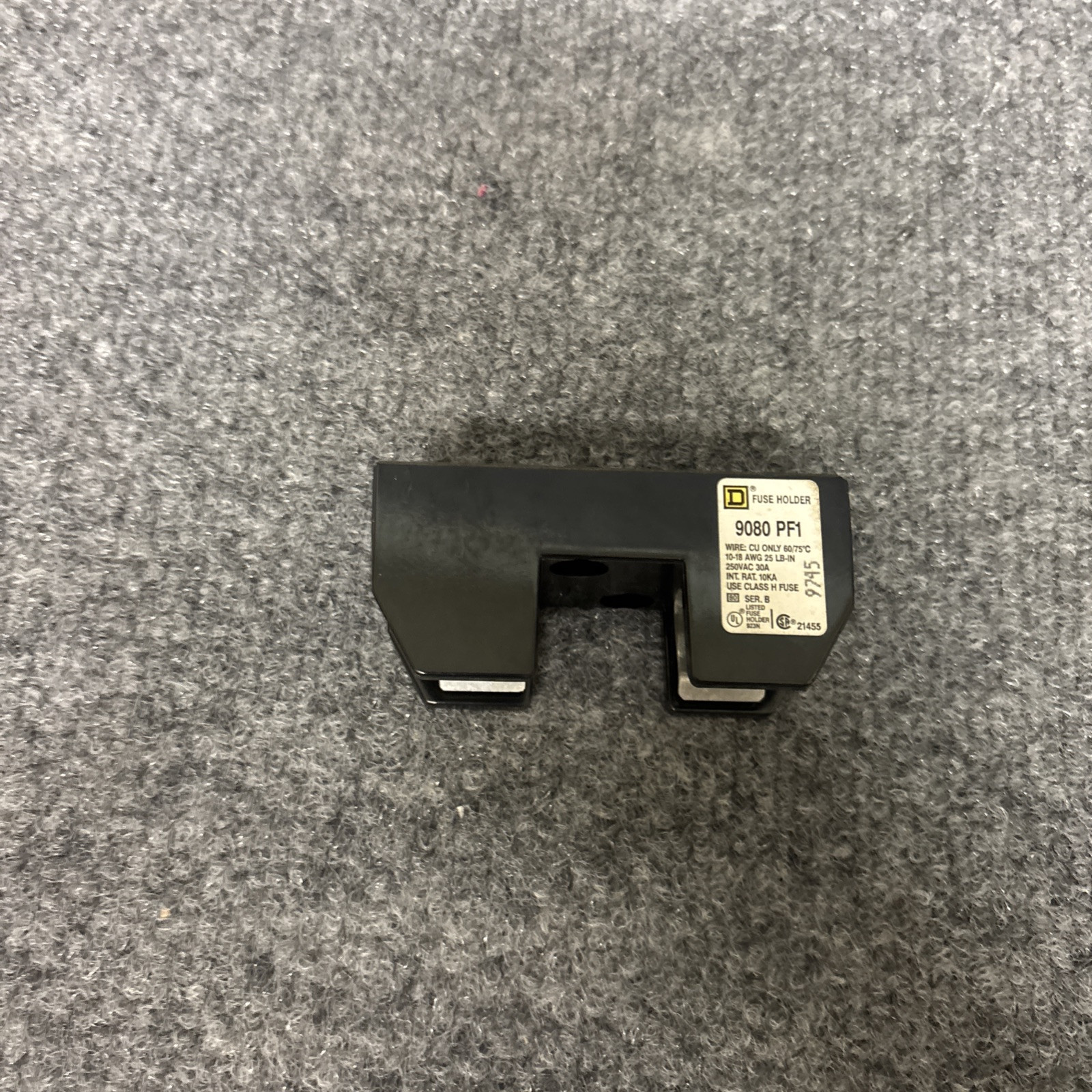 Lot of 3 – Square D 9080PF1 Fuse Holder 30A 250V 1 pole New Other