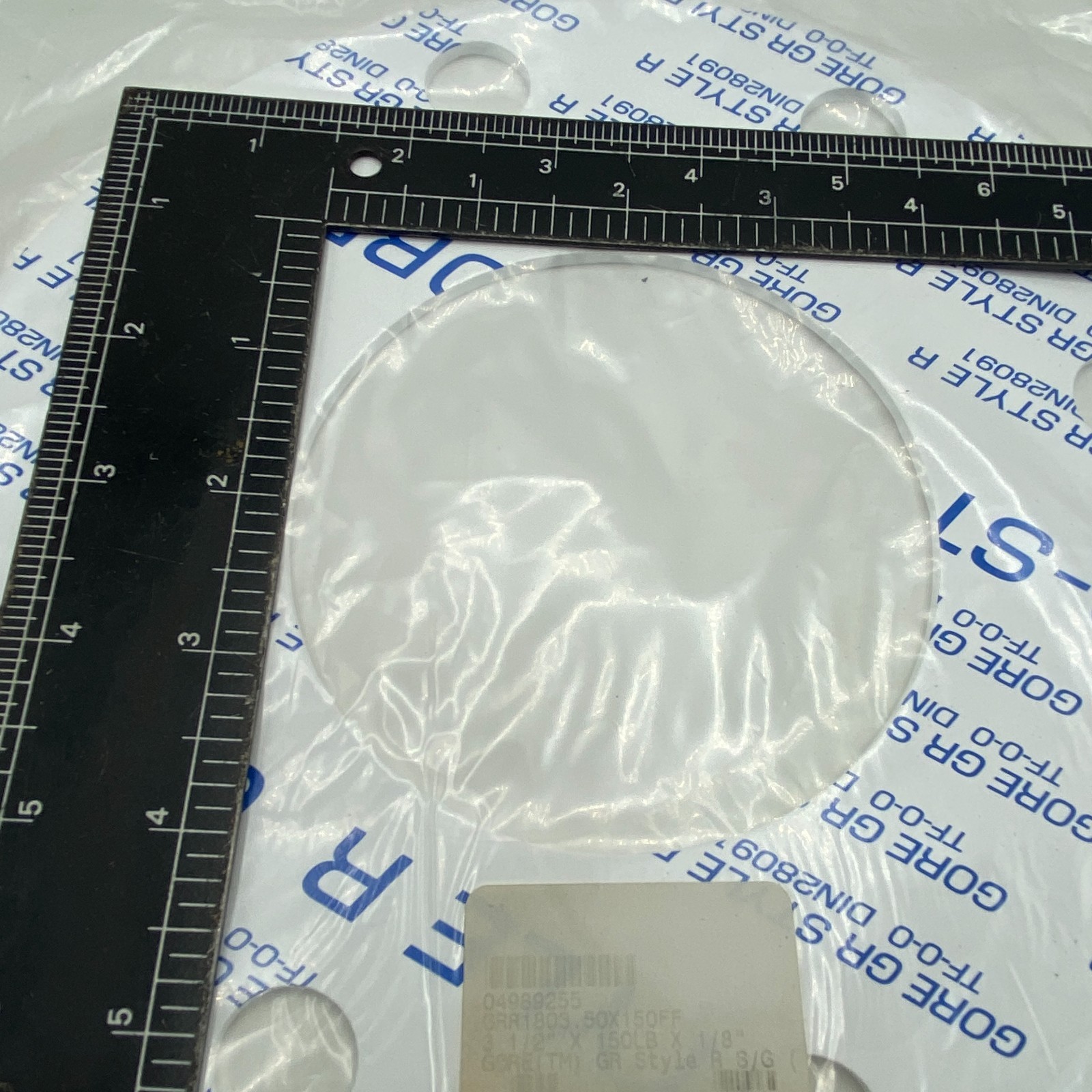 LOT OF 2 GORE GRR1803.50X150FF 3-1/2″ X 150LB X 1/8″ GASKET GR STYLE R DIN28091