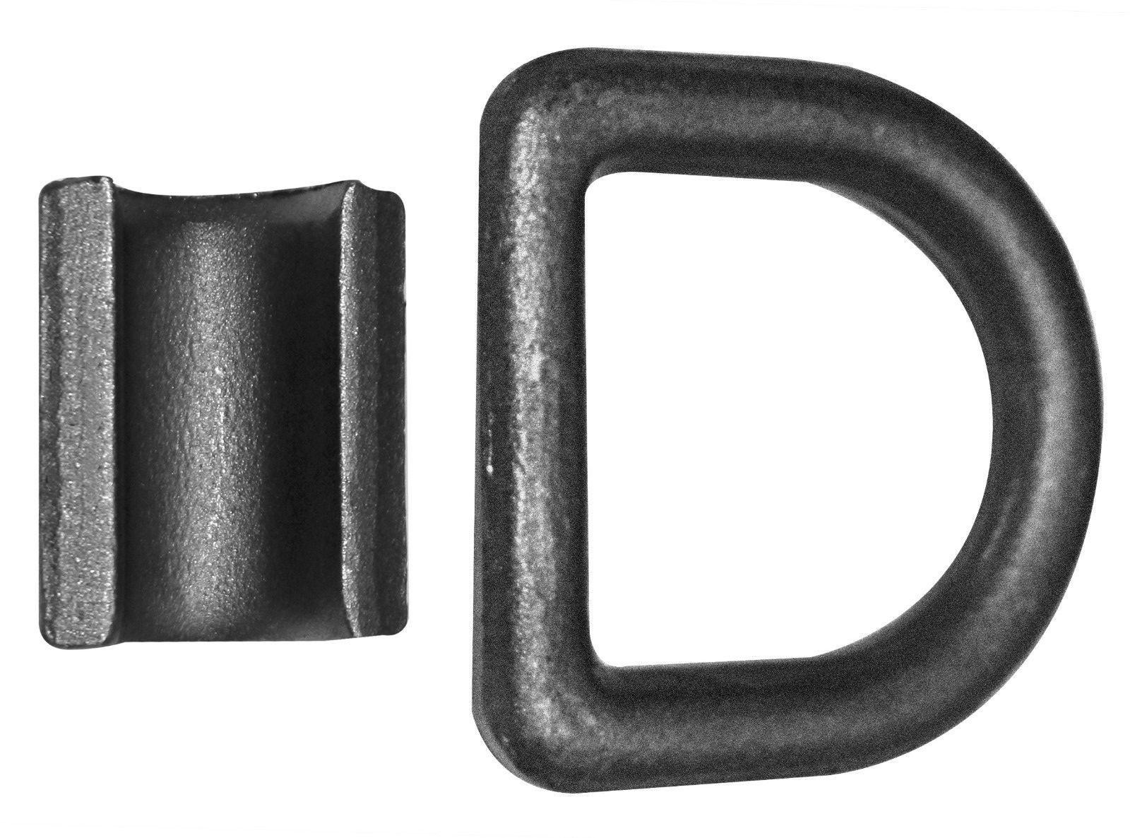 2 pc 1/2″ D Rings Weld-On Flatbed Truck Trailer Ratchet Strap Cargo Tie Down 12K